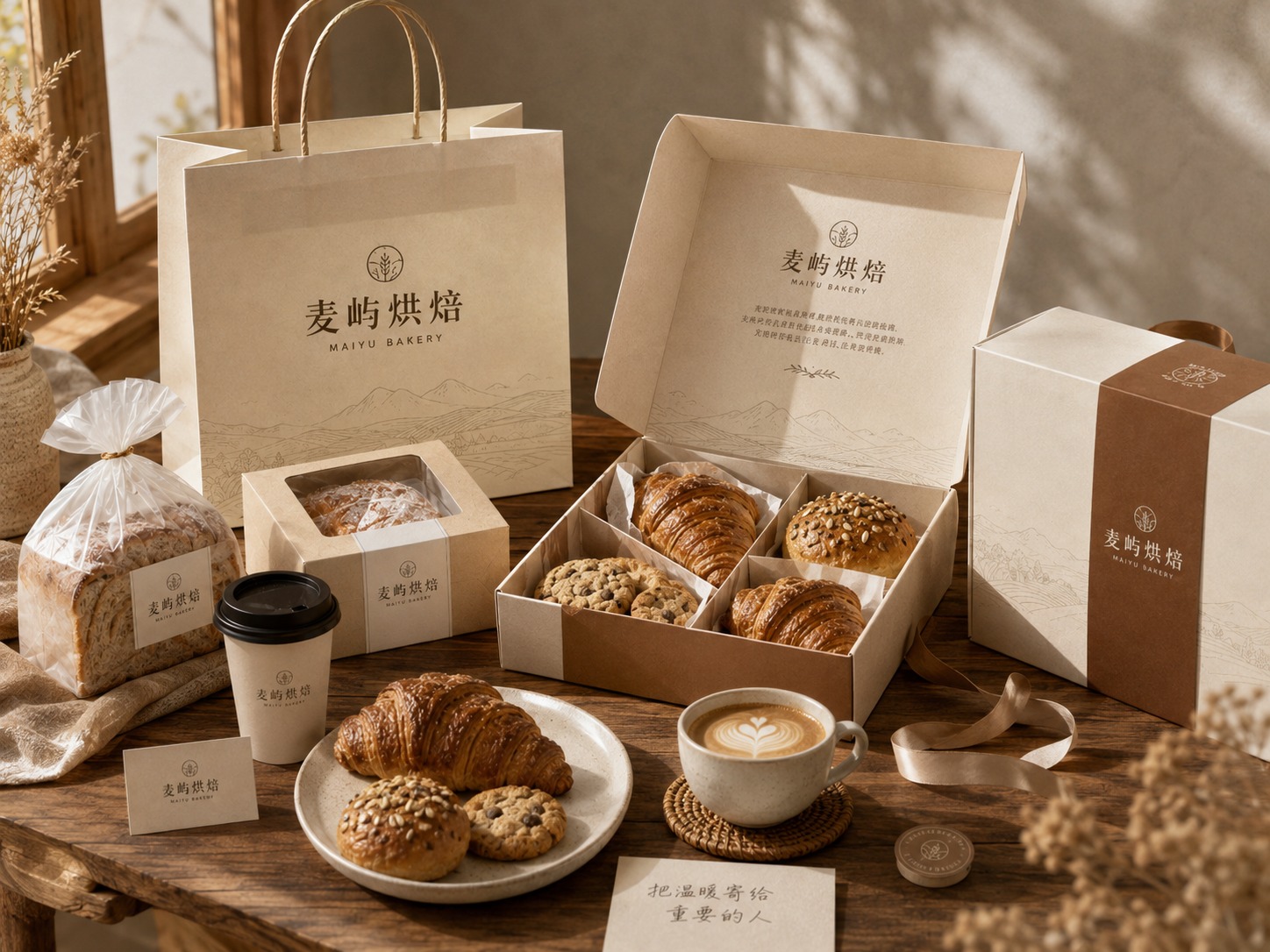 麦屿烘焙礼盒设计